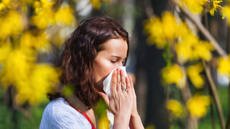 For pollenallergikere er det viktig å starte behandlingen tidlig på våren, når de første symptomene viser seg. Foto: Shutterstock